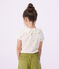 T-shirt a maniche corte in cotone con stampa a fiori bambina verde/verde