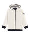 Felpa bambino reversibile con zip blu SMOKING