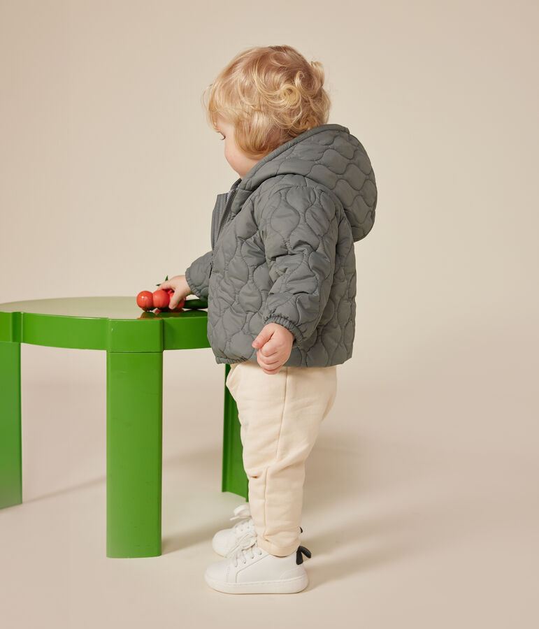 Piumino sottile neonato verde