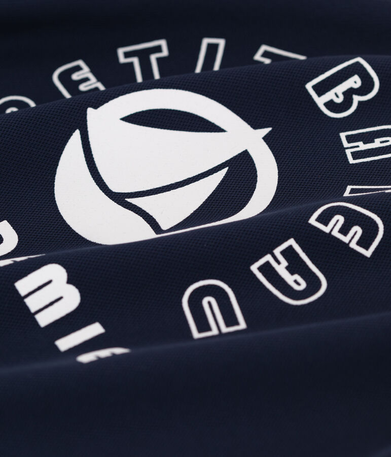 T-shirt sportiva bambina blu