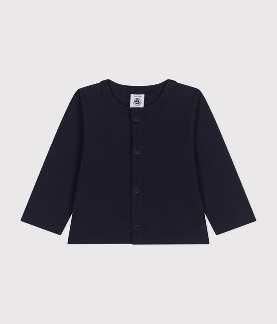 Cardigan in cotone neonato blu SMOKING