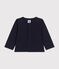 Cardigan in cotone neonato blu SMOKING