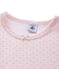 T-shirt bambina in lana e cotone rosa VIENNE/rosa GRETEL