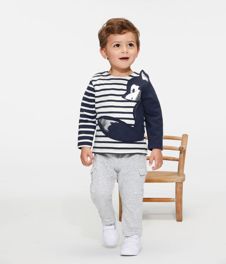 Marini&egrave;re beb&egrave; maschio rivisitata beige COQUILLE/blu SMOKING