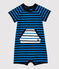 Tutina corta in cotone bebè. blu SMOKING/ RUISSEAU