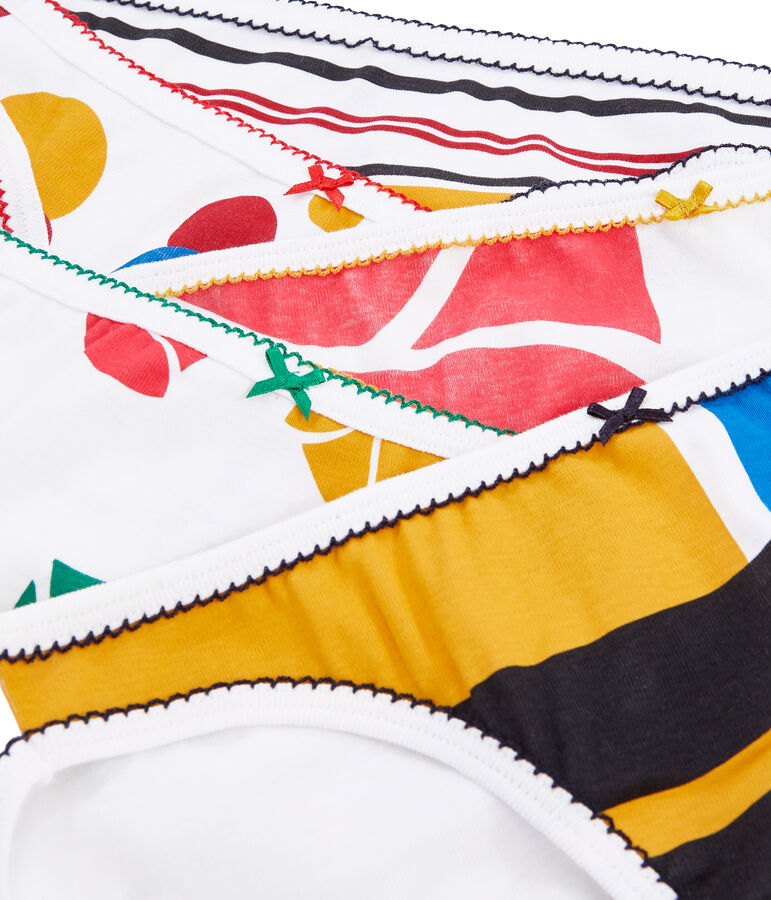 Lotto 5 slip donna multicolore