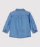 Camicia a manica lunga in denim leggero bebè maschio blu DENIM CLAIR