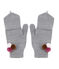 Guanti per bambina grigio SUBWAY CHINE