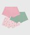 Set di shorty in cotone con stampa a fiori bambina variante 1