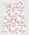 Blusa a manica corta in popeline bambina bianco MARSHMALLOW/bianco MULTICO
