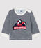 T-shirt bebè maschio blu SMOKING/bianco MARSHMALLOW