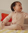 Pigiama in velluto neonato rosa SALINE