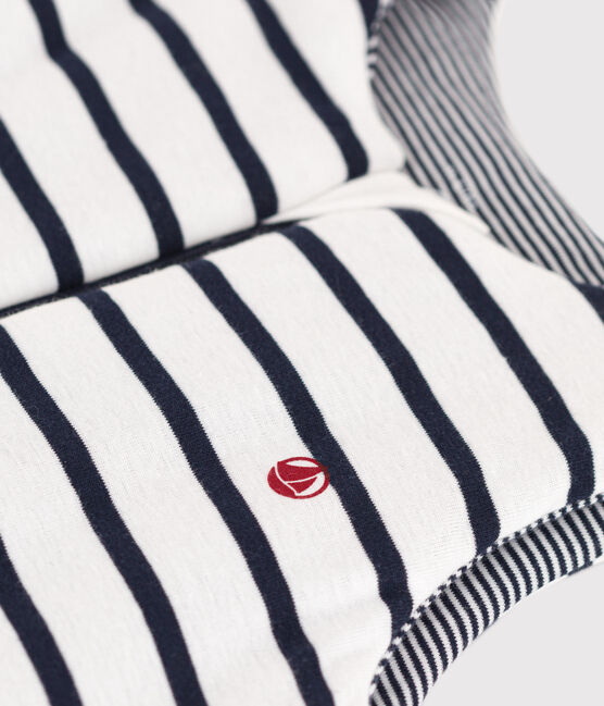 Sacco nanna in cotone a righe TOG 2 bianco MARSHMALLOW/blu SMOKING