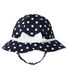 Cappellino bebè femmina a pois