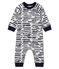 Tutina lunga da bebè maschio Jean Jullien bianco MARSHMALLOW/ DASH CN
