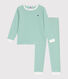 Pigiama in cotone a righe bambino