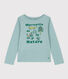T-shirt maniche lunghe in cotone bambina