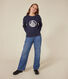 Maglia in tessuto felpato donna