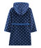 Vestaglia da bambino in pile blu MEDIEVAL/bianco MARSHMALLOW