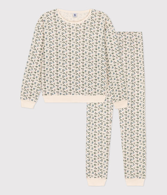 Pigiama donna in cotone bianco AVALANCHE/ ROVER/ MULTICO