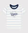 T-shirt  maniche corte in cotone bambino PLEINAIR/ MARSHMALLOW