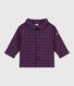 Camicia in flanella a quadri neonato