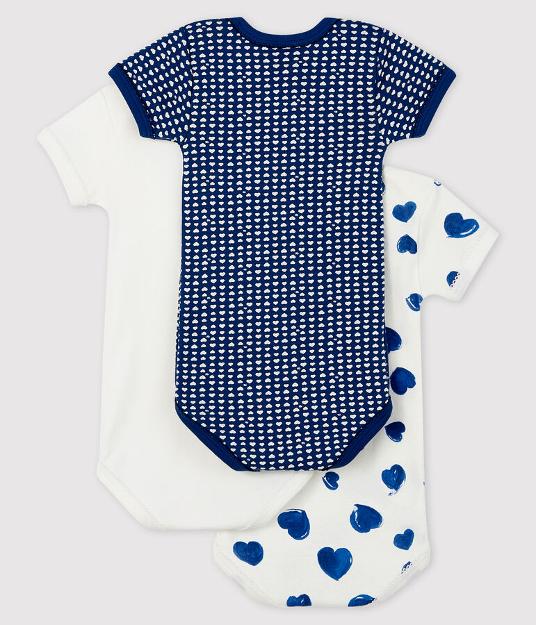 Confezione da 3 body manica corta beb&egrave; femmina variante 1