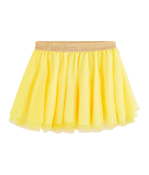 Gonna bambina giallo