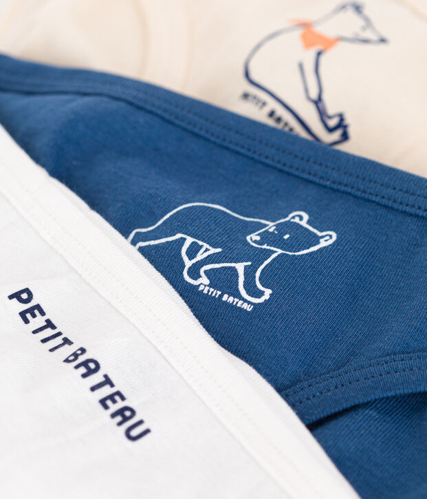 Lot de 3 culottes en coton enfant multicolore