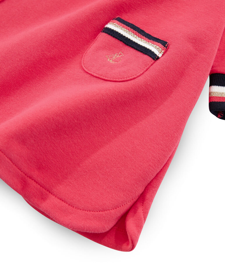 Abito a maniche lunghe da beb&egrave; femmina rosso