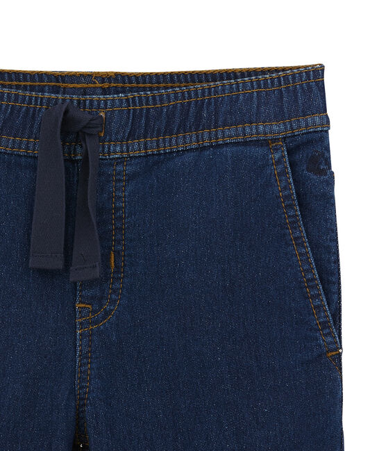Pantalone per bambino in denim blu BLEU DENIM