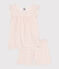 Pigiama short fantasia a fiori in cotone bambino MARSHMALLOW/ PANTY