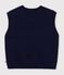 Maglione smanicato in misto lana e cotone tinta unita donna SMOKING