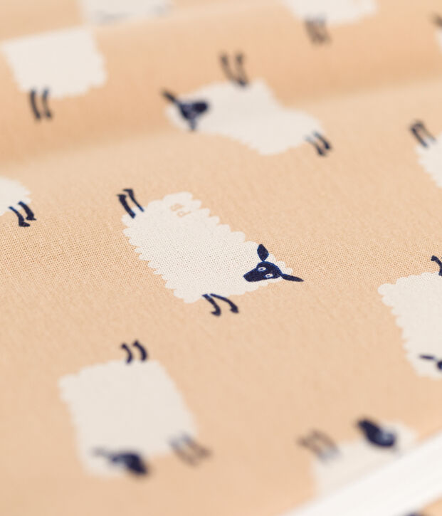 Sacco nanna pecora in cotone per neonati beige/multicolore