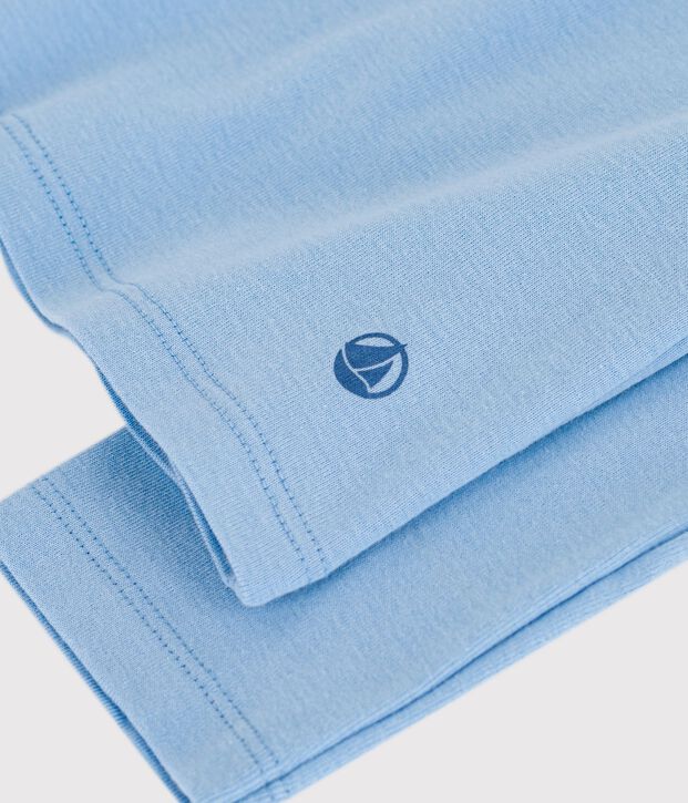 T-shirt a maniche lunghe in cotone tinta unita donna FLO