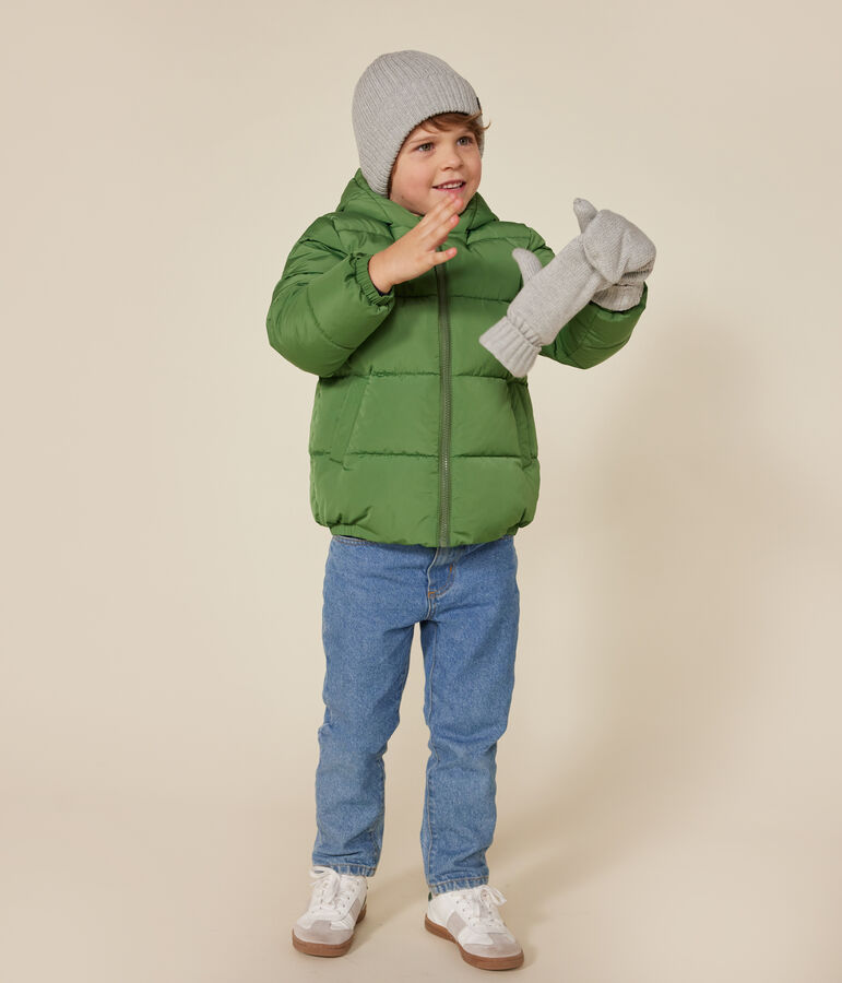 Piumino bambino unisex verde