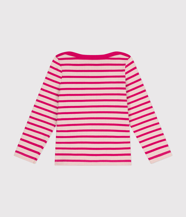 Marini&egrave;re bambino in cotone spesso rosa/rosa