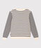 Maglione in cotone marinière Donna bianco AVALANCHE/blu SMOKING