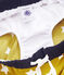 Short da spiaggia bambino giallo BAMBOO/bianco MARSHMALLOW