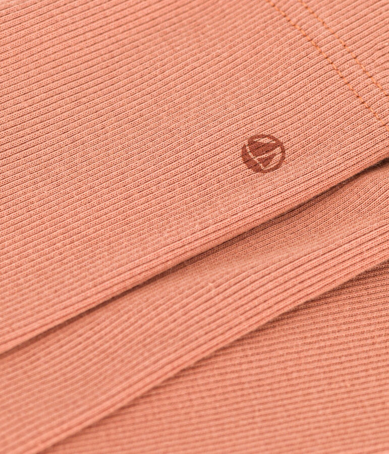 Leggings in cotone per beb&egrave; rosa