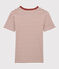 T-shirt L'ICONIQUE girocollo in cotone bio donna beige MONTELIMAR/ OMBRIE