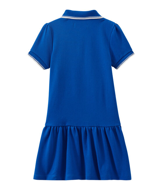 Abito per bambina a maniche corte blu PERSE