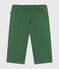 Pantaloni in serge neonato verde PALMERAIE