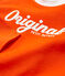 T-shirt bambino a maniche lunghe in cotone arancione CAROTTE