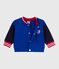 Teddy in cotone bicolore neonato blu OLYMPIC/ SOIR