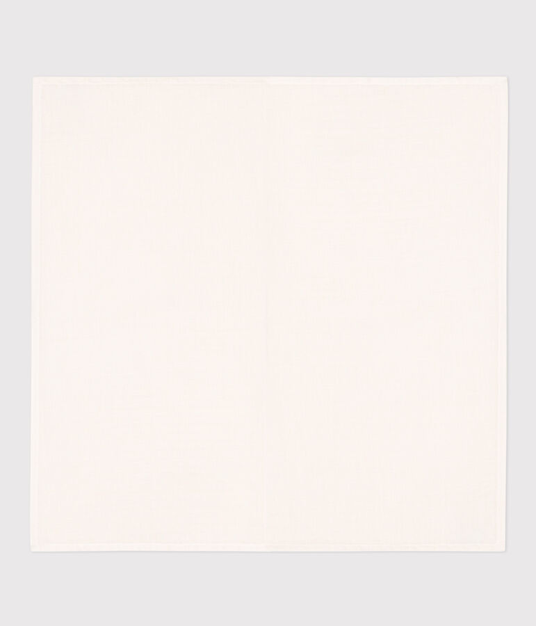 MUSSOLE BIANCHE NEONATO IN GARZA DI COTONE bianco