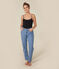 Body in cotone ed elastan donna nero BLACK