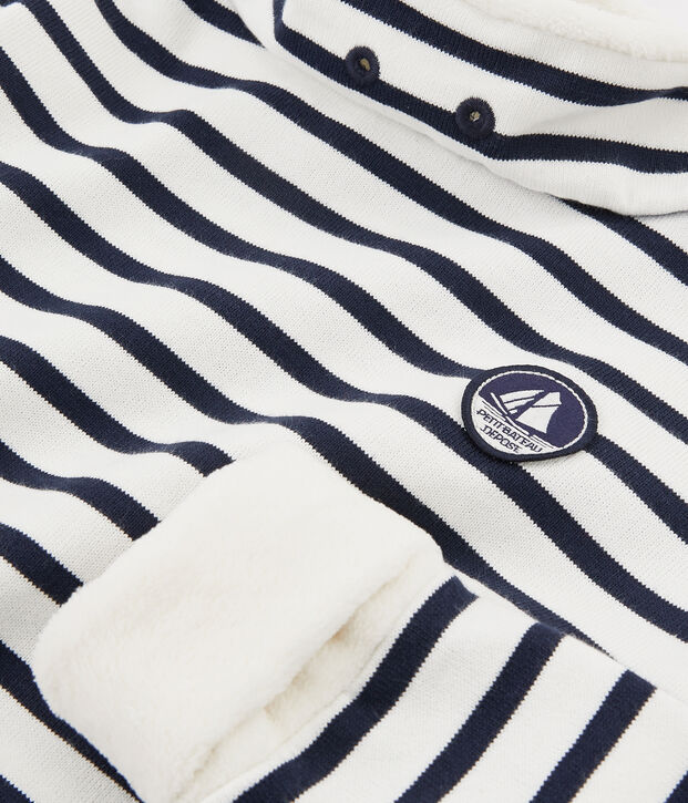 Felpa bambino bianco/blu