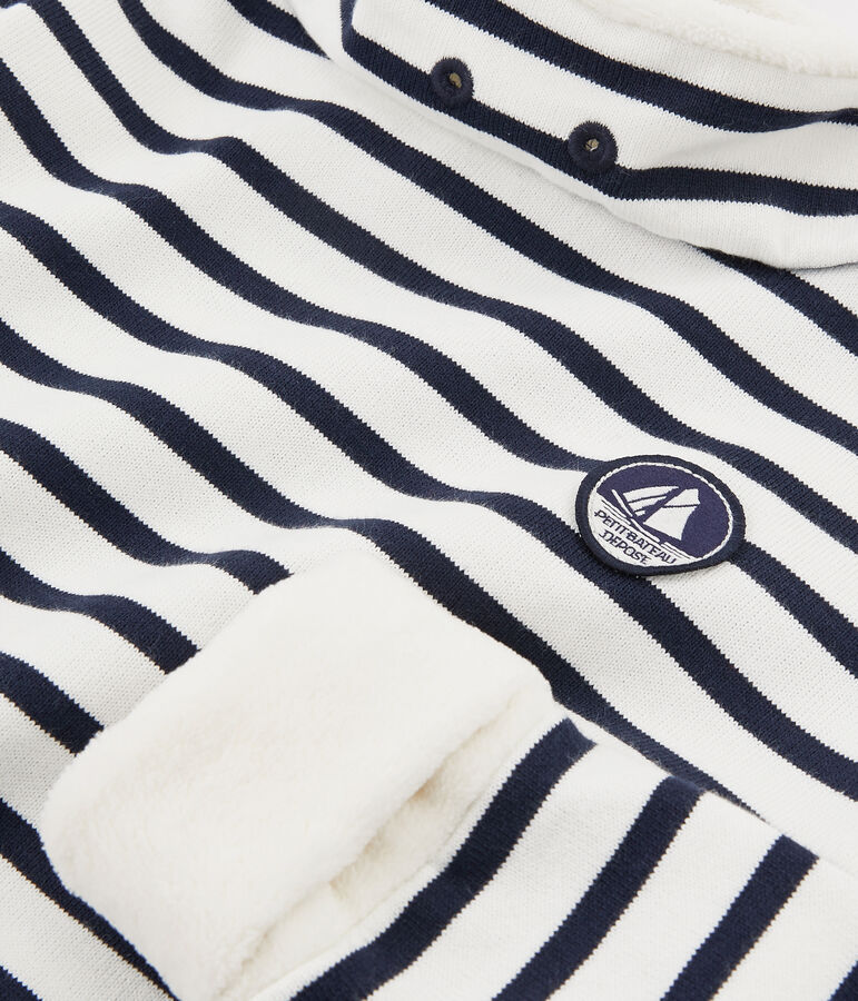 Felpa bambino bianco/blu