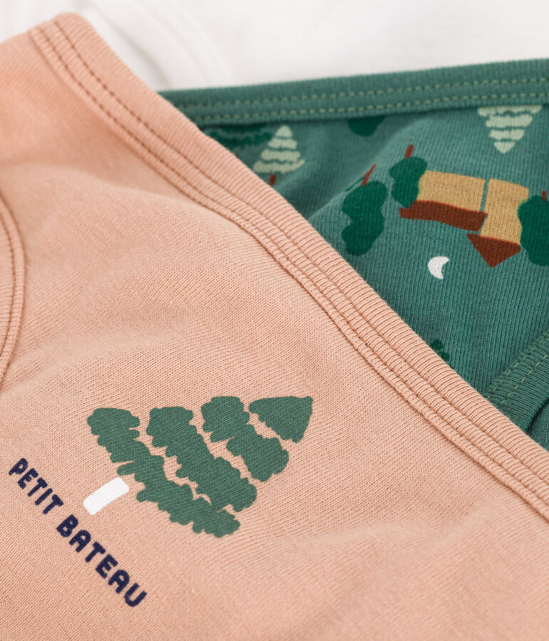 Confezione da 3 slip bambino in cotone multicolore